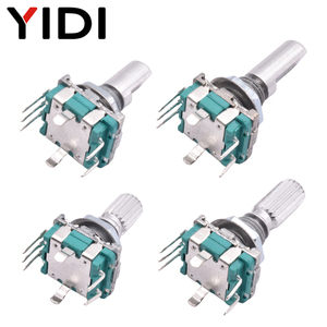 YIDI 360ロータリーエンコーダーノブボタンスイッチ20位置増分EC11 Arduinoデジタルポテンショメータ15/20mmプラムハーフシャフト - Product Image 2