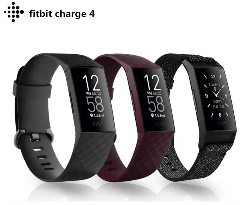 스마트 피트니스 트래커 스트랩 충전기 fitbit 충전 4 5 남성용 여성 스포츠 피트니스 시계 추적기 수면 추적, 심박수