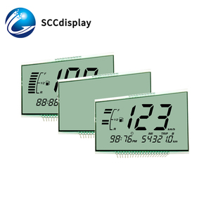 Benutzer definiertes monochromes HTN 7-Segment-LCD-Anzeigemodul für Elektromotor räder mit Segment-LCD-Display