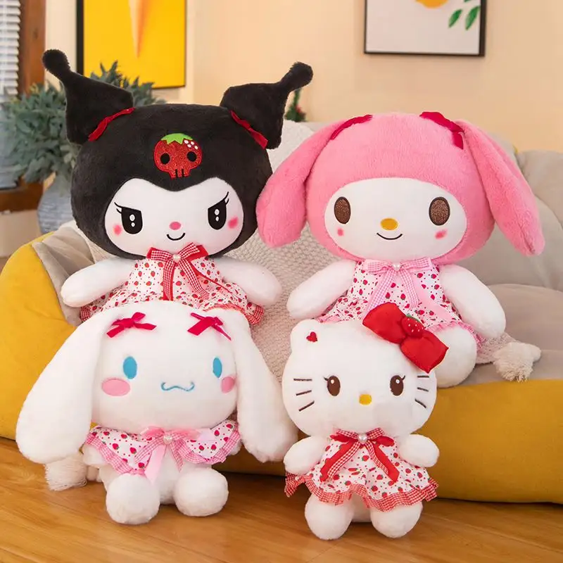 Caliente 40Cm japonés Cinnamorol dibujos animados alrededor de convertirse en un oso Mymelody Pochacco muñeco de peluche juguetes de peluche regalo especial