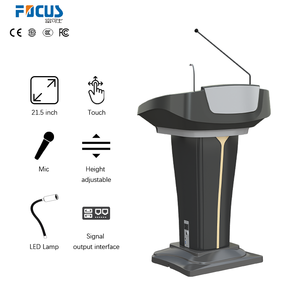 Bục hệ thống hội nghị với màn hình cảm ứng AIO 21.5 inch với micrô cổ ngỗng 70cm và đèn LED - Product Image 2