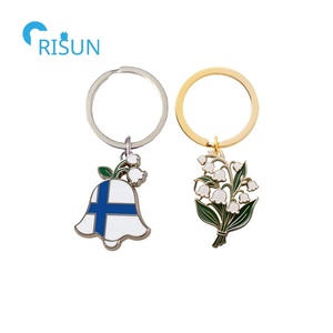 Hediyelik eşya vadi finlandiya ulusal günü bayrak haritası emaye anahtarlık anahtarlık anahtarlık anahtarlıklar özel finlandiya anahtarlık - Product Image 3
