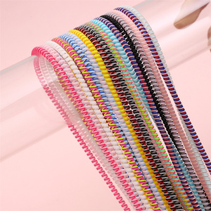 140cm Colorful Earphone Wire Protector Cover USB Data Cable Protection Sleeve Winder for iPhone Charging Wire Protector - Product Image 4