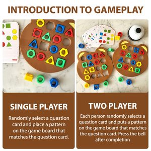 ペースの速いシェイプマッチングゲーム-家族の楽しみとフレンドリーな競争に最適 - Product Image 4