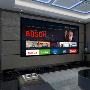 Pantalla de proyector Marco fijo 220 pulgadas 16:9 Proyección HD 3D con material de pantalla de cine blanco Cine en casa Pantalla de película 4K - Product Image 4