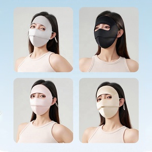 Summer UV Protection Double-layered Silk <strong>Mask</strong> Half/Full Face Bike <strong>Mask</strong> Colorful With Adjustable Nose Strap Bike <strong>Mask</strong> - Product Image 3