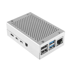 Цена от производителя, Raspberry Pi 4, алюминиевый корпус, радиатор, охлаждающий вентилятор с высокоэффективным охлаждением для Raspberry Pi 4 - Product Image 1
