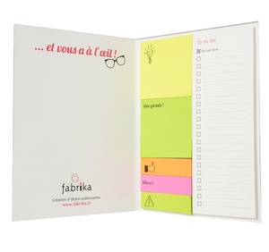 Mini-almohadillas de notas de bolsillo, cuaderno impreso personalizado, almohadillas acolchadas, notas adhesivas - Product Image 1