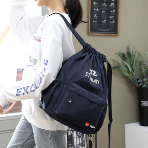 Mochila impermeable para exteriores, bolsa con cordón para el hombro, con patrón de fútbol, mochila Oxford para Gimnasio Deportivo - Product Image 3