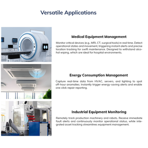 Dispositivo di monitoraggio dello stato delle apparecchiature industriali Bluetooth con macchina da lavoro a distanza per il monitoraggio dell'energia dei guasti IoT sensori - Product Image 4