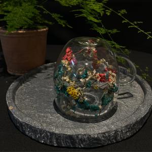 Wholesale Dry Flower Glass <strong>Cup</strong> in 250ml 350ml 450ml Sizes for Drinks Elegant Glass <strong>Cup</strong> Collection - Product Image 6
