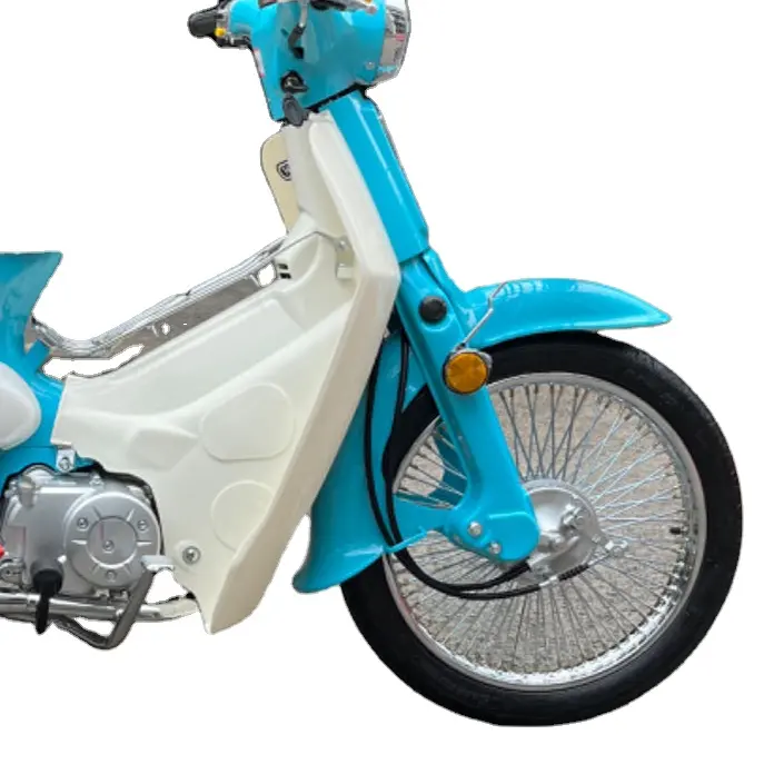 Sepeda motor bensin 110cc 4 tak 75km/jam silinder tunggal 4 tak Air 110cc Cub sepeda bawah/Cub
