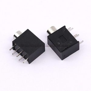 PJ-325 3.5MM Headphone Jack Socket Female <strong>Connector</strong> for <strong>Audio</strong> Video 5PIN Black Green <strong>Red</strong> PJ-325C - Product Image 3