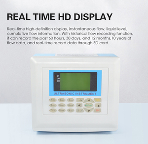 Ultrasonik debimetre açık kanal akım hızı akış ve seviye sensörü sıvı su akış ölçer - Product Image 5