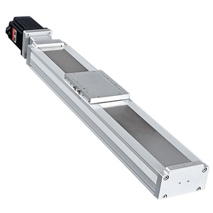 UMOT産業用単軸ロボットアクチュエータ120mmダブルレールシールリニアスライドモジュール防塵50〜2000mmリニアガイドモジュール - Product Image 1