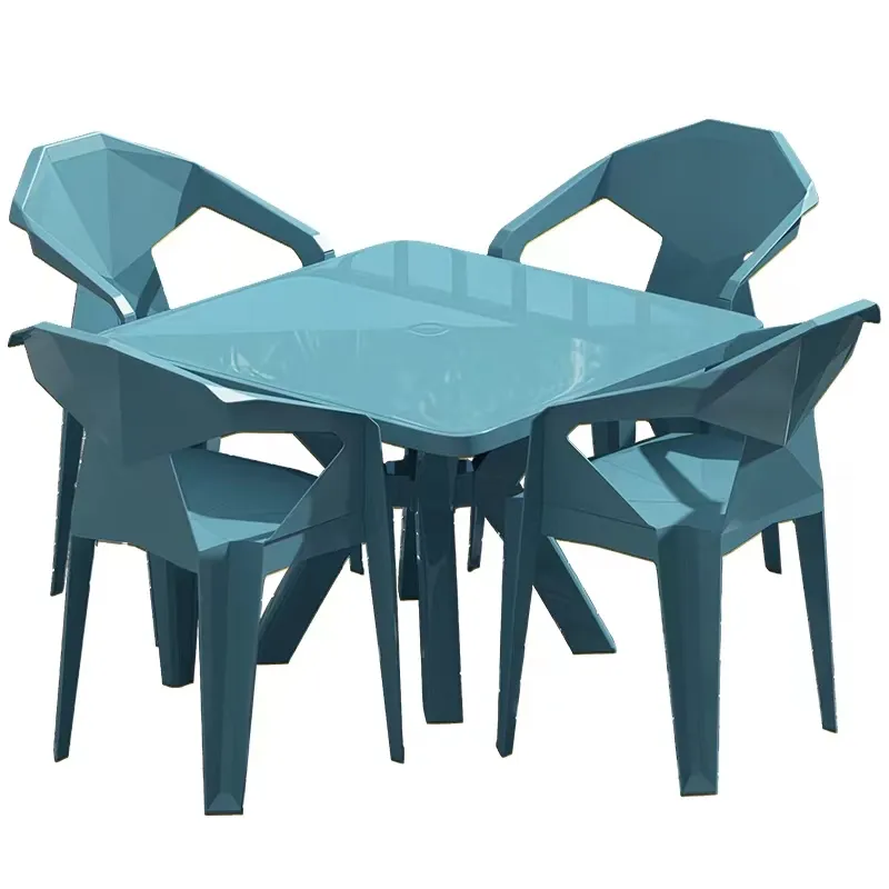 Dossier de chaise en plastique peut être empilé fauteuil épaissi ménage extérieur jardin loisirs décrochage chaise de salle à manger