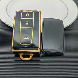 3ボタン車のリモートキーケーストヨタプリウス用フォブカバーシェル2004 2005 2006 2007 2008カローラVersoカムリキープロテクターホルダー - Product Image 2