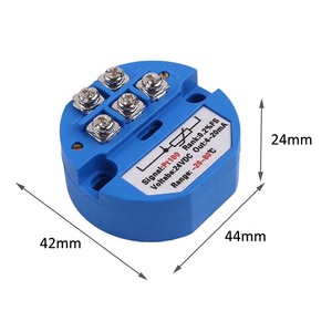 Termistor de uso industrial Pt100 -50 °C-250 °C Sensor de temperatura 4-20mA Módulo de conversión de temperatura de salida Transmisor RTD - Product Image 5