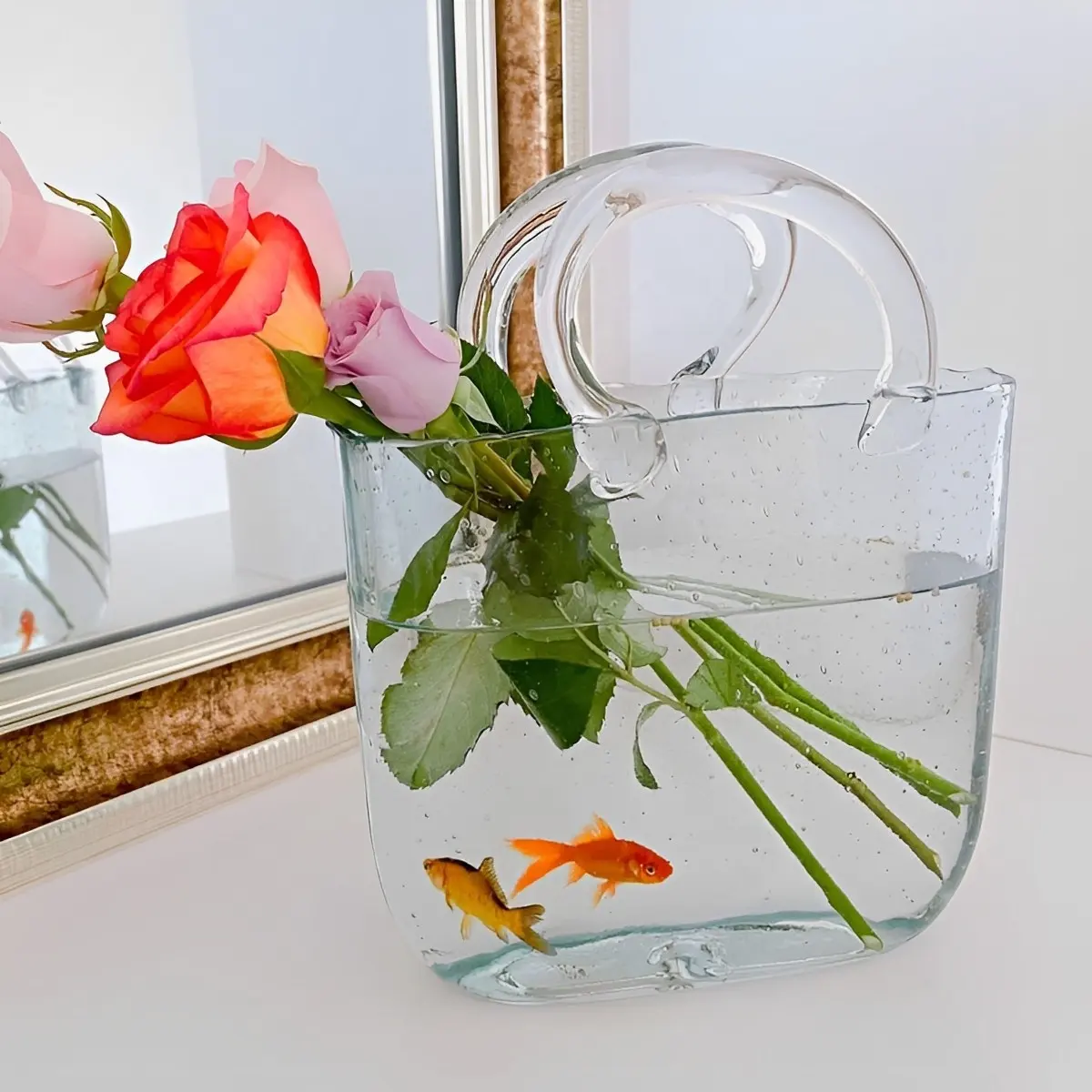 Velas flotantes Florero En Verre Floreros de vidrio transparente para decoración del hogar Boda