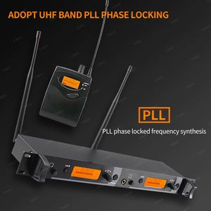 IEM9000, venta al por mayor, sistema de monitor inalámbrico de 2 canales en el oído, monitores inalámbricos en el oído para cantante, espectáculo de actuación en el escenario