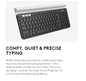 Anpassung logitech K780 Drahtlose Tastatur mit mehreren Geräten Aus gezeichnete drahtlose Computer Office-Tastatur - Product Image 5