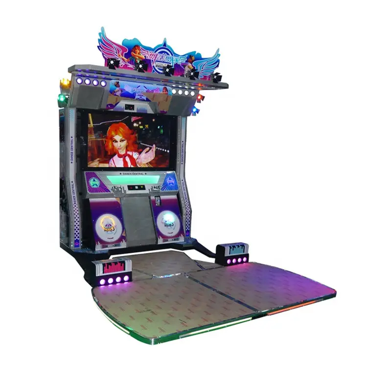 Threeplus coin operated just dance mat game machine for sale