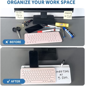 Máy tính để bàn tứ kính bảng với lưu trữ và khô xóa bảng viết - Product Image 6