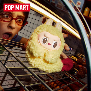 POPMART LABUBU Earphone Case PVC Material Featuring Characters From <strong>Weird</strong> Convenience Store Series Fried Shrimp Labubu Frozen