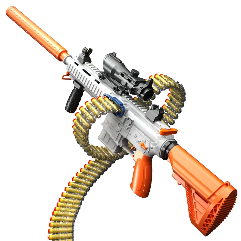 Airsof pistola colt de borracha macia, bala, brinquedos, jogo de tiro, elétrico, nerfty, arremesso, ejeção m416, arma, sniper