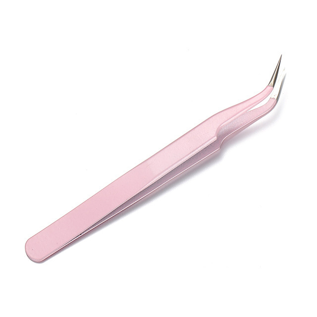 Curved tweezers