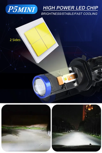 หลอดไฟโปรเจคเตอร์ไฟหน้า LED พลังสูง120วัตต์ A80 9005 H11 H7 H4ใช้ได้กับ Corolla สำหรับ Ford Focus สำหรับ Subaru POLO - Product Image 3