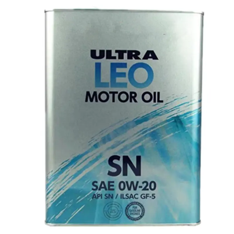 Aceite de transmisión automotriz de barril de hierro de 4 litros Lubricante 0W20 con certificado SAE Base Aceite y grasa Hecho por el fabricante