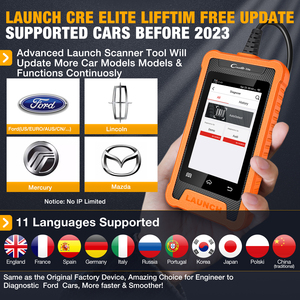 LAUNCH <strong>2025</strong> Creader Elite for FORD All System Diagnostic Machine ECU Coding OBD2 EOBD Auto Engine Scan Active <strong>Test</strong> - Product Image 4
