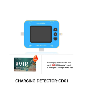 Jcid เครื่องทดสอบการชาร์จ CD01การถอดชิ้นส่วนฟรีต้านทานความผิดพลาดการวาดภาพการวางตำแหน่งคอมพิวเตอร์แบบซิงโครนัสชาร์จเร็วโปรโตคอล - Product Image 2