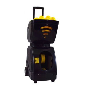 Macchina per palline da Tennis portatile con controllo delle App e regolazione della rotazione, raccoglitore di Caddy, livello di pratica elettronica programmabile - Product Image 4