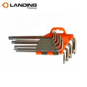 ชุดกุญแจ Torx 9ชิ้น,กุญแจอัลเลนขนาดเล็กแขนสั้นยาวกุญแจอัลเลน - Product Image 2