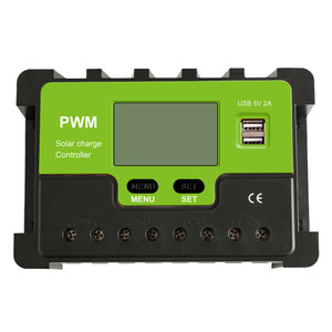 PWM контроллер солнечного зарядного устройства 12 В/24 В 10A 20A 30A 40A 50A 60A контроллер напряжения солнечной панели