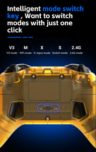 G6 BTワイヤレス対応ゲームコントローラーIOS/AndroidゲームパッドPC用ホールロッカー6軸デュアル振動ジョイスティックスイッチ用 - Product Image 4