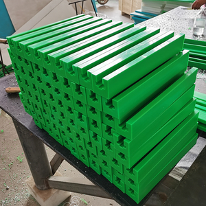 ZSPE kunden spezifische hdpe uhmwpe Ketten führungs schiene Förderband <span class=keywords><strong>PVC</strong></span>-Kunststoffs chiene Führungs schiene Lineare Führungs schiene mit Zahnstangen getriebe