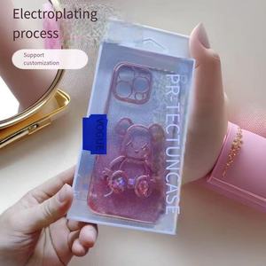 25107เคสโทรศัพท์มือถือแบบ TPU ลายหมีทรายชุบด้วยไฟฟ้าเหมาะสำหรับ Apple 13, 14, 15PLUS proแมกซ์ - Product Image 3