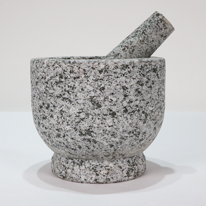 Grosir alami granit cobek batu dan alu alat Herbal & bumbu untuk rempah obat biji-bijian - Product Image 2