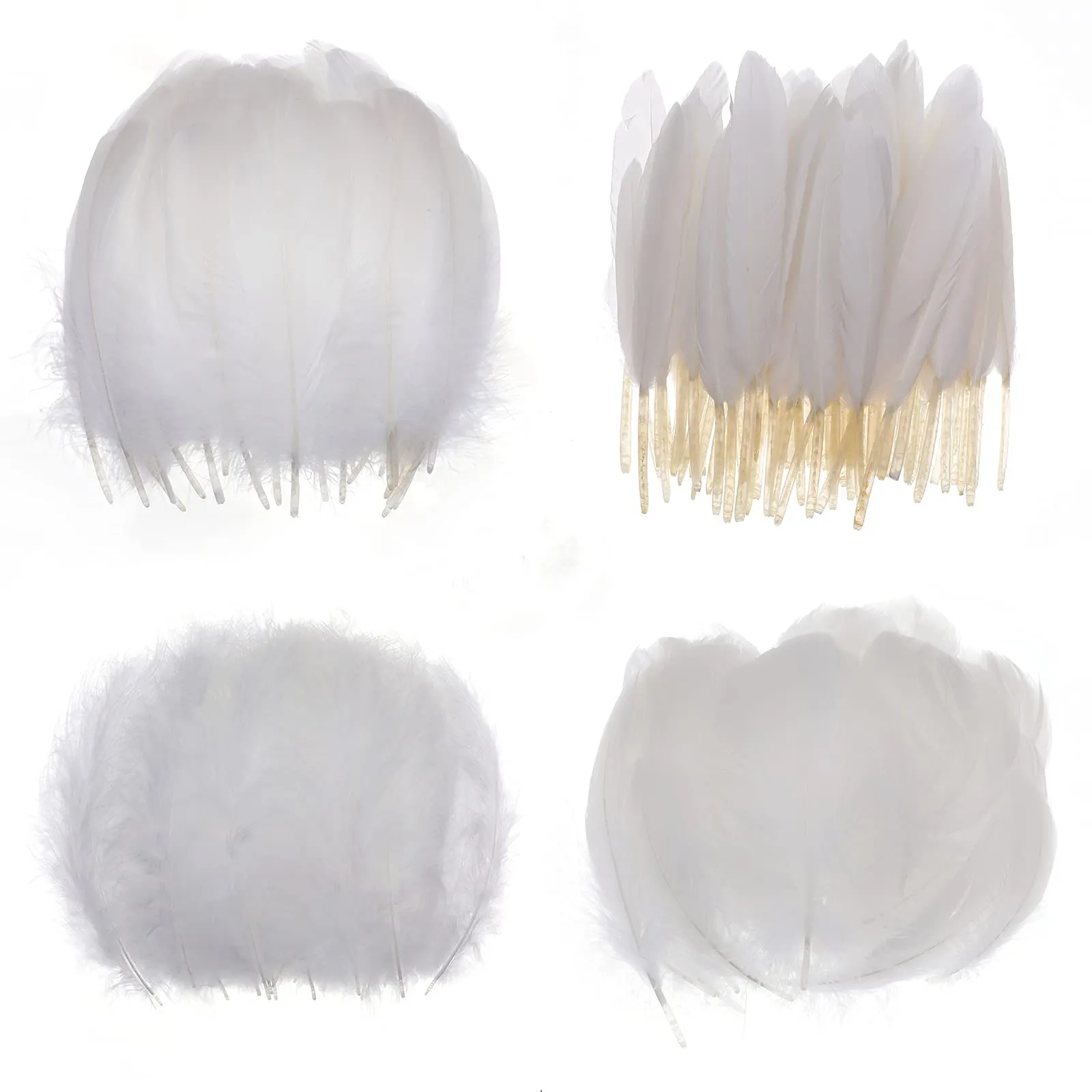 Selling White Goose Feathers Turkey Feathers Ostrich Feathers Tassels DIY Carnival Accessories Filling Material