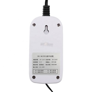 AC 110-220V Digitaler Temperatur regler Thermostat regler Smart Micro computer Socket Outlet -50 bis 110 C NTC Sensor - Product Image 6