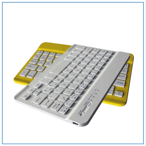 Teclado Bluetooth inalámbrico universal de 7 pulgadas y 10 pulgadas, tres sistemas, teclado para tableta de teléfono móvil con cable de carga USB C - Product Image 2