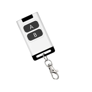 Universale 433Mhz EV1527 codice di apprendimento telecomando Wireless 2 pulsanti trasmettitore telecomando batteria inclusa