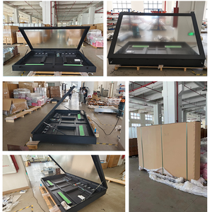 Gabinete de almacenamiento de montaje en pared Caja de distribución de recinto exterior impermeable con accesorio de computadora de protección de chapa metálica - Product Image 3