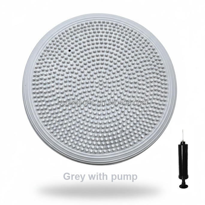 Coussin oscillant gris avec pompe