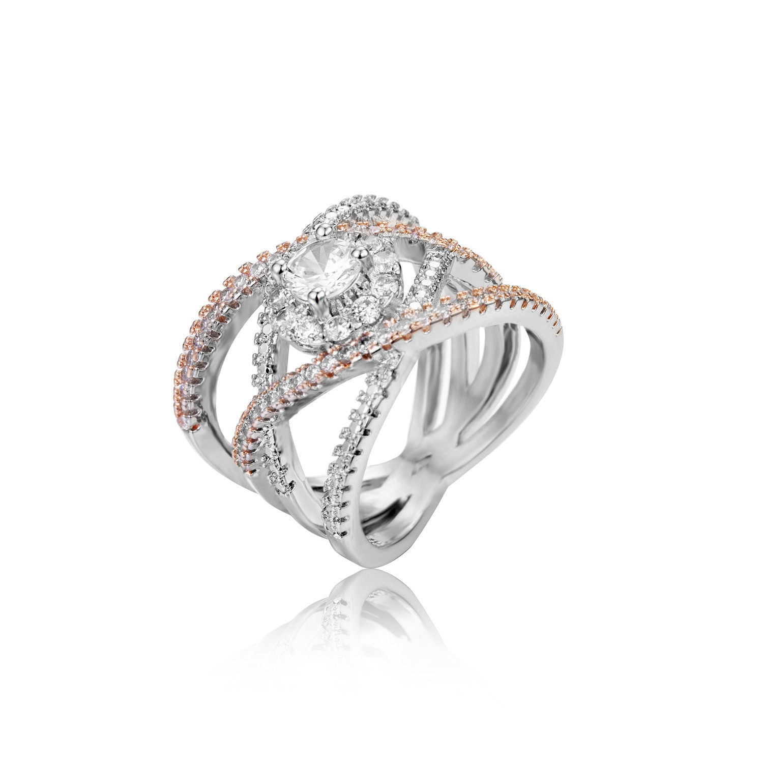 Rose gold two-color