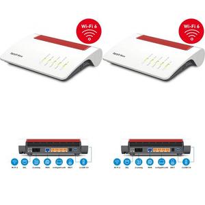 FRITZ!Box 7590 AX <strong>WLAN</strong>-Router Gigabit Ethernet Dual-Band (2,4 <strong>GHz</strong>/<strong>5</strong> <strong>GHz</strong>) Wei&szlig; (9659125616) - Product Image 1