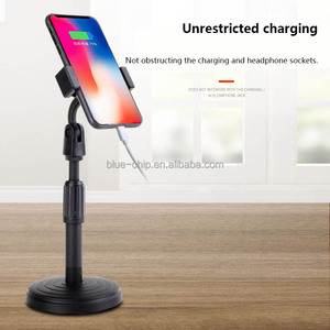 Masa üstü evrensel ayarlanabilir masaüstü cep taşınabilir masa kelepçe döner stant telefon tutucu masa danışma telefon dağı için - Product Image 2